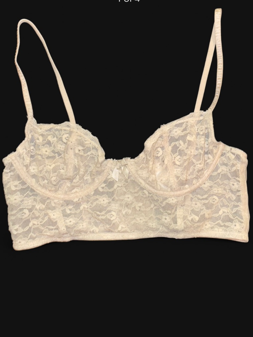 Nude Lace Bralette Medium